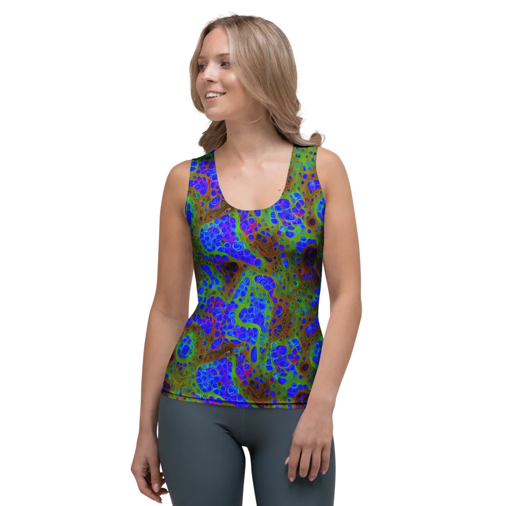 Lime Lucid on Women's Tank Top — Front