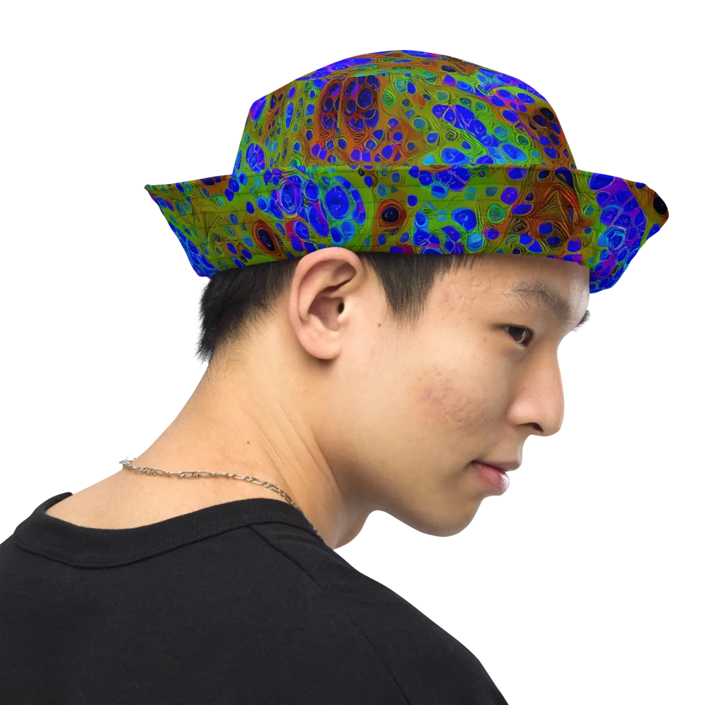 Lime Lucid on Reversible Bucket Hat — Right Outside