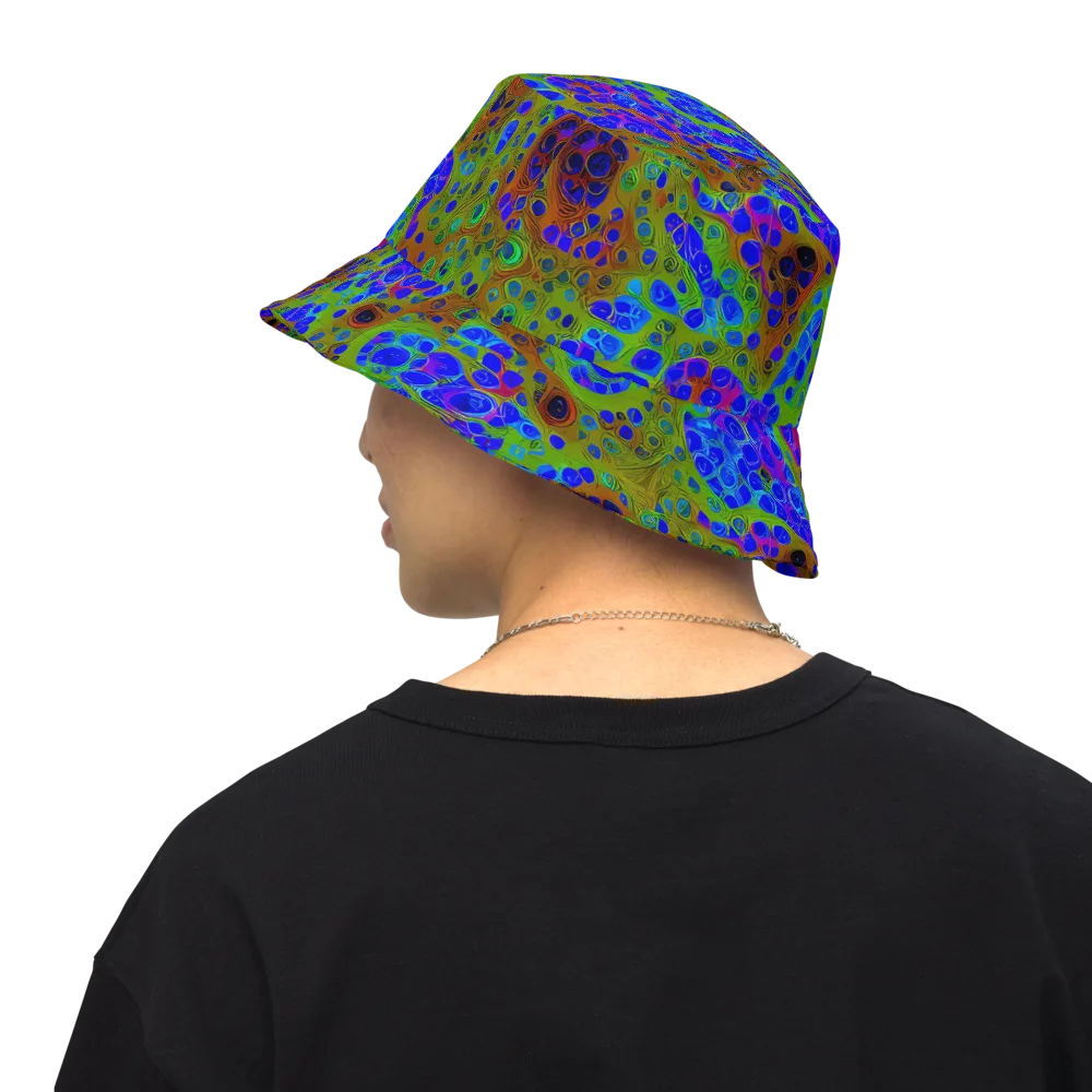 Lime Lucid on Reversible Bucket Hat — Back Inside