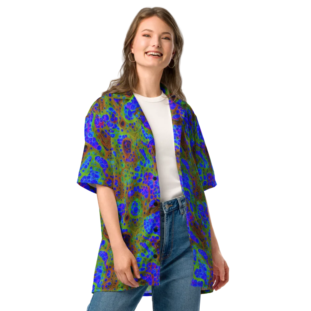 Lime Lucid on Button Shirt — Front