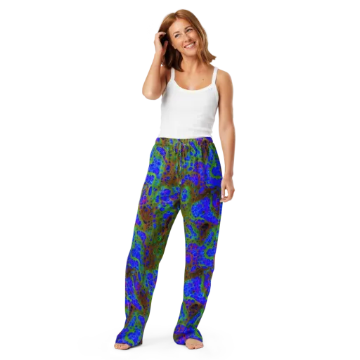 Lime Lucid on a Women's Pajama Pants