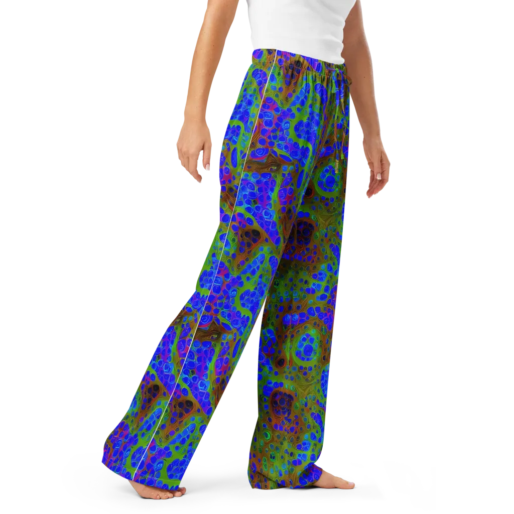 Lime Lucid on Women's Pajama Pants — Right Front