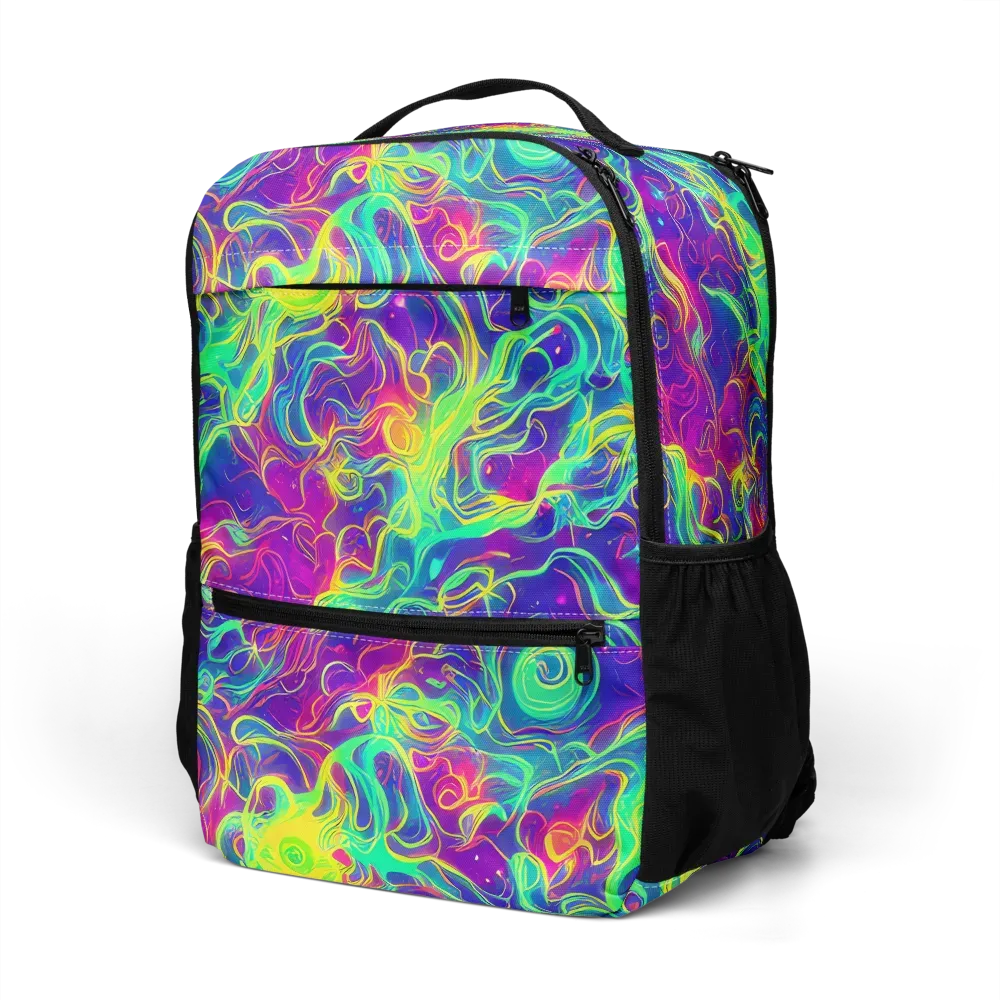 Ultraviolet Reverie on Utility Backpack — Left Front