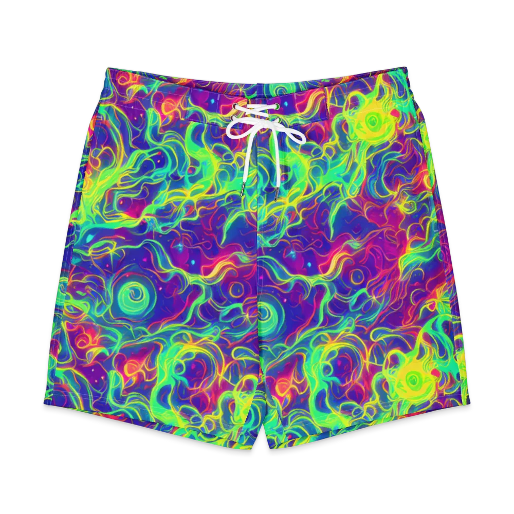 Ultraviolet Reverie on Men's Board Shorts — Front