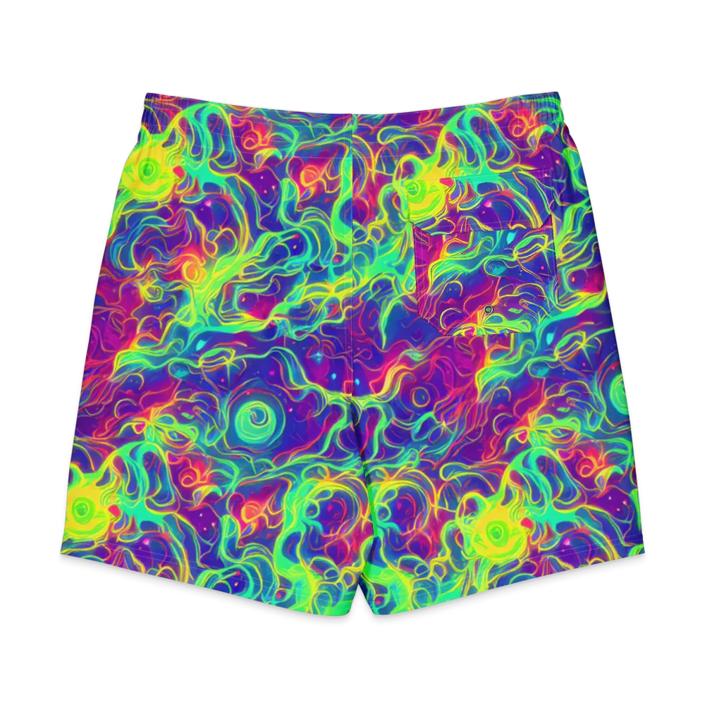 Ultraviolet Reverie on Men's Board Shorts — Back