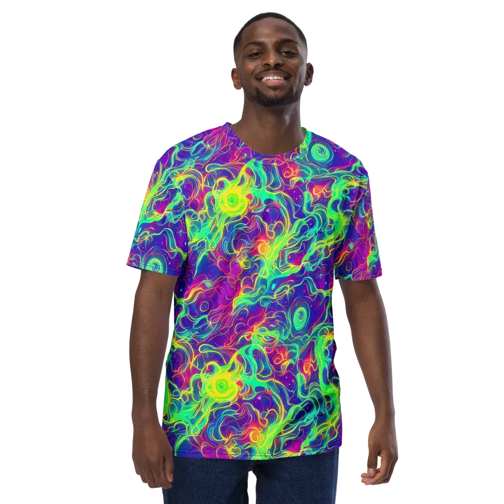 Ultraviolet Reverie on Men's Crew Neck T-Shirt — Front