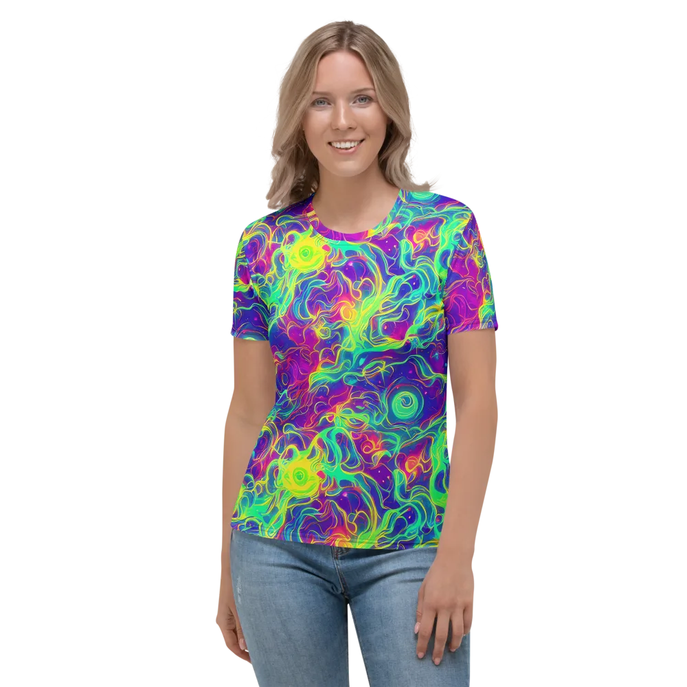 Ultraviolet Reverie on Women's Crew Neck T-Shirt — Front