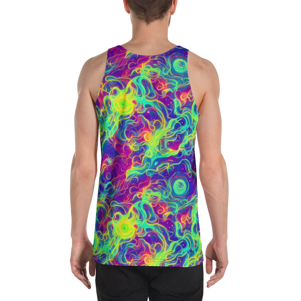 Ultraviolet Reverie on Men's Tank Top — Back