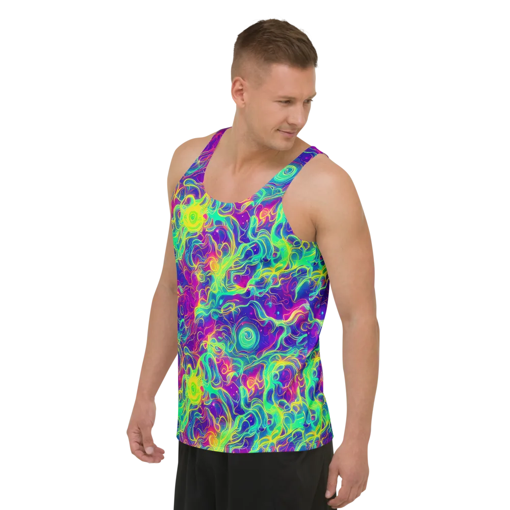 Ultraviolet Reverie on Men's Tank Top — Left Front