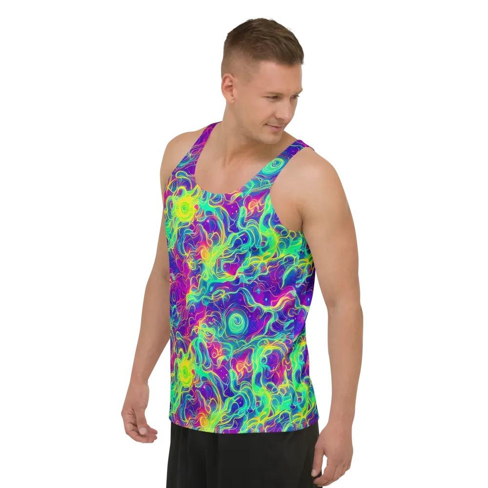 Ultraviolet Reverie on Men's Tank Top — Left Front