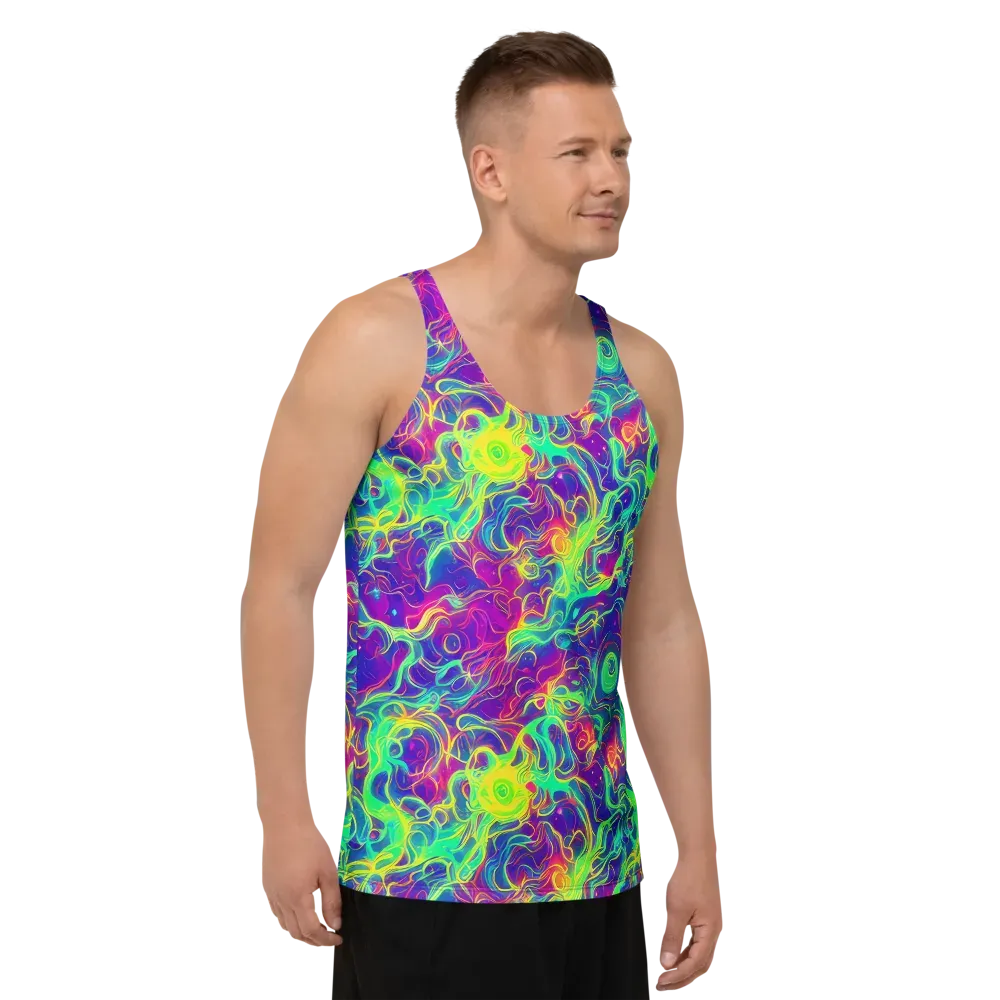 Ultraviolet Reverie on Men's Tank Top — Right Front