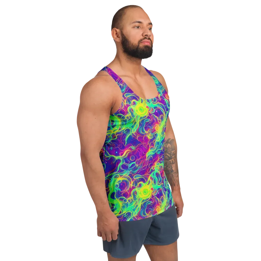 Ultraviolet Reverie on Men's Tank Top — Right Front