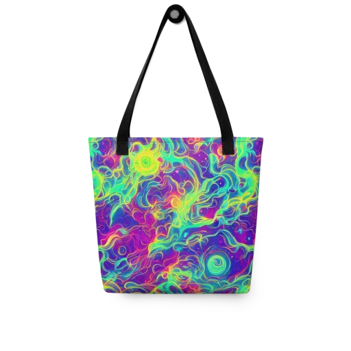 Ultraviolet Reverie on a Tote Bag