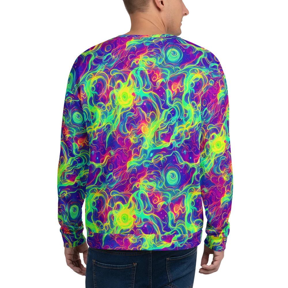 Ultraviolet Reverie on Sweatshirt — Back