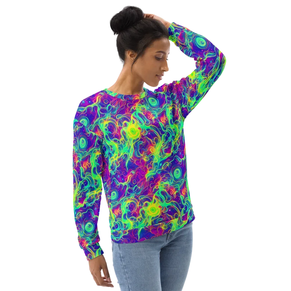 Ultraviolet Reverie on Sweatshirt — Right Front