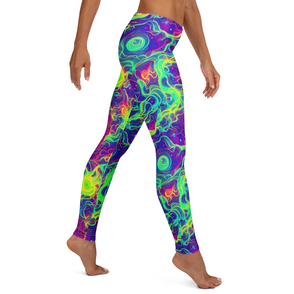 Ultraviolet Reverie on Leggings — Right