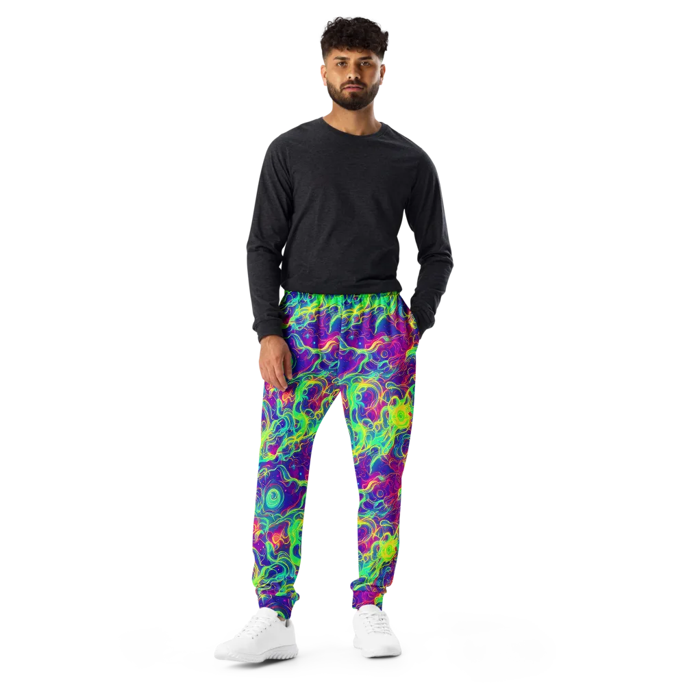 Ultraviolet Reverie on Men's Joggers — Front