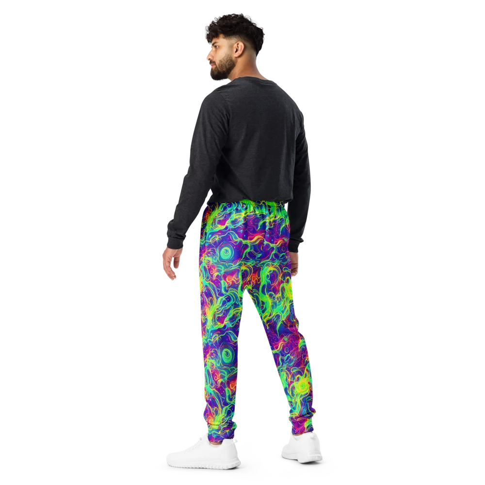 Ultraviolet Reverie on Men's Joggers — Back
