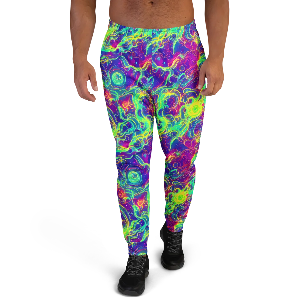 Ultraviolet Reverie on Men's Joggers — Front