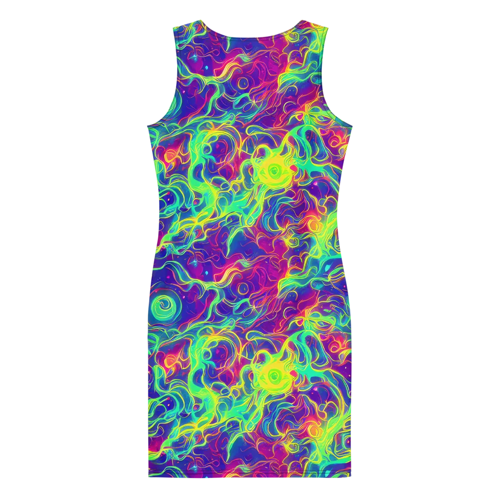 Ultraviolet Reverie on Bodycon Dress — Back