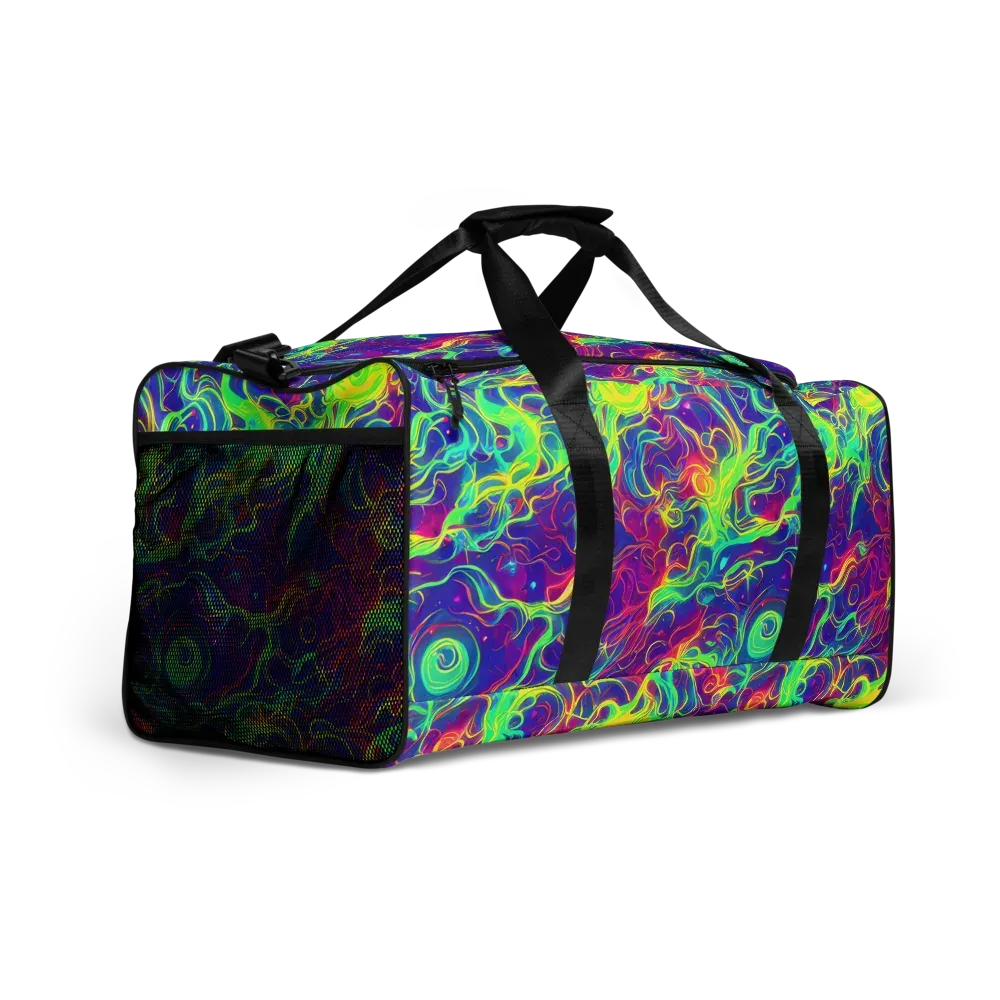 Ultraviolet Reverie on Duffle Bag — Right Front