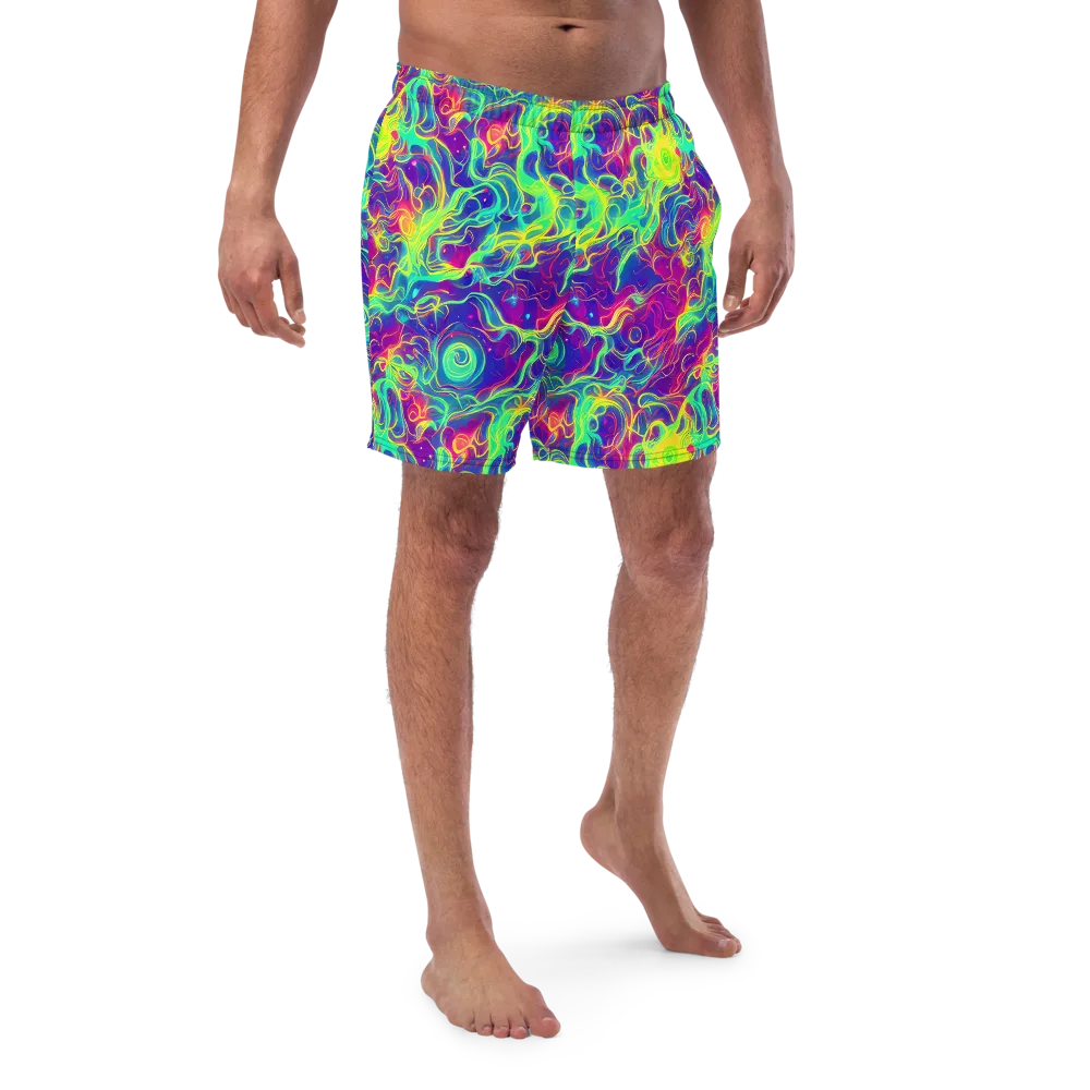 Ultraviolet Reverie on Swim Trunks — Front