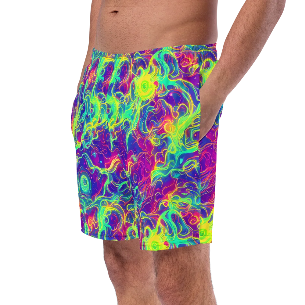 Ultraviolet Reverie on Swim Trunks — Left Front