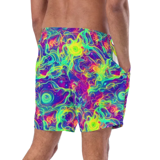 Ultraviolet Reverie on a Swim Trunks