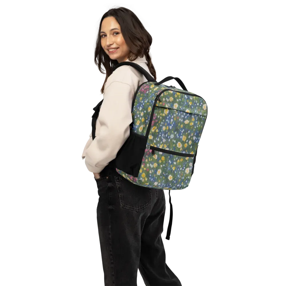 Meadow Reverie on Utility Backpack — Back