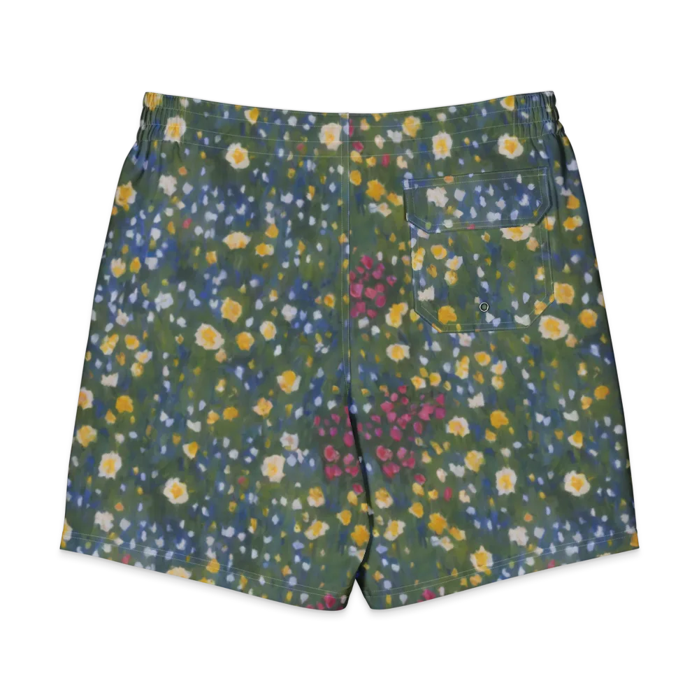 Meadow Reverie on Men's Board Shorts — Back