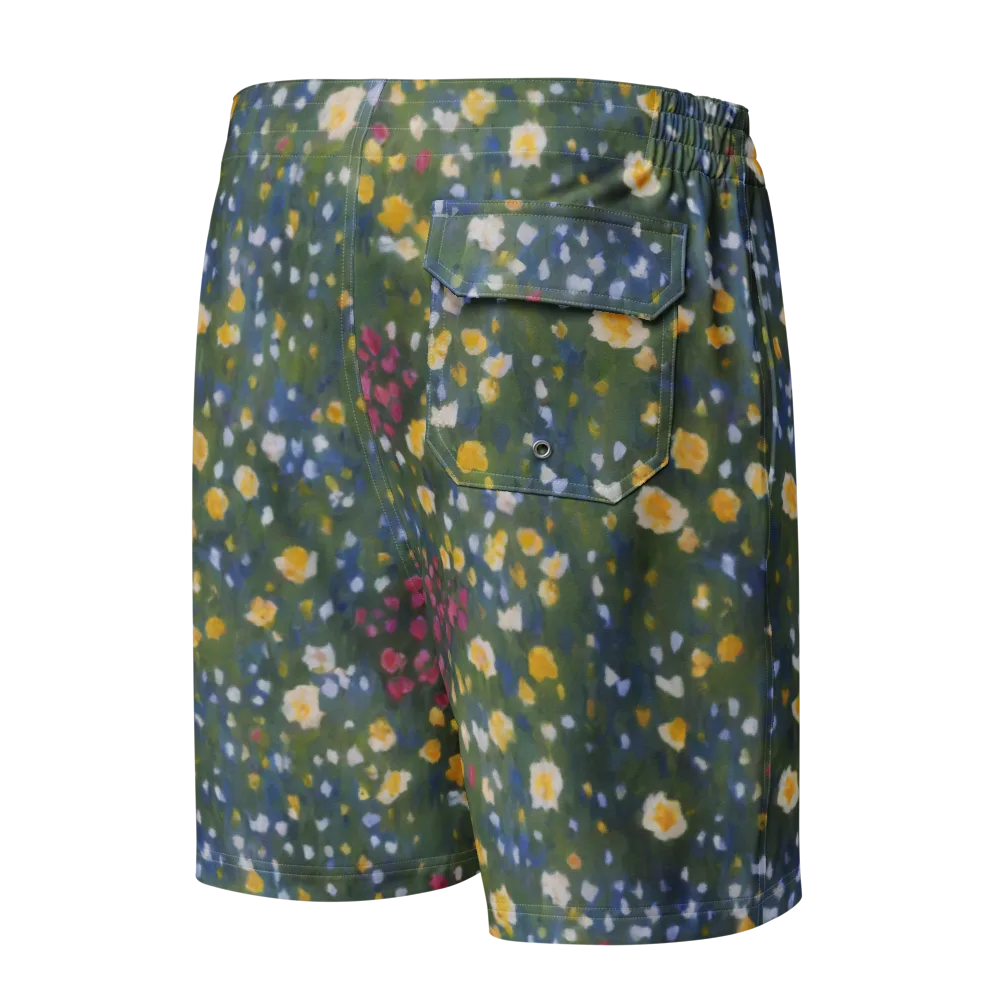 Meadow Reverie on Men's Board Shorts — Back