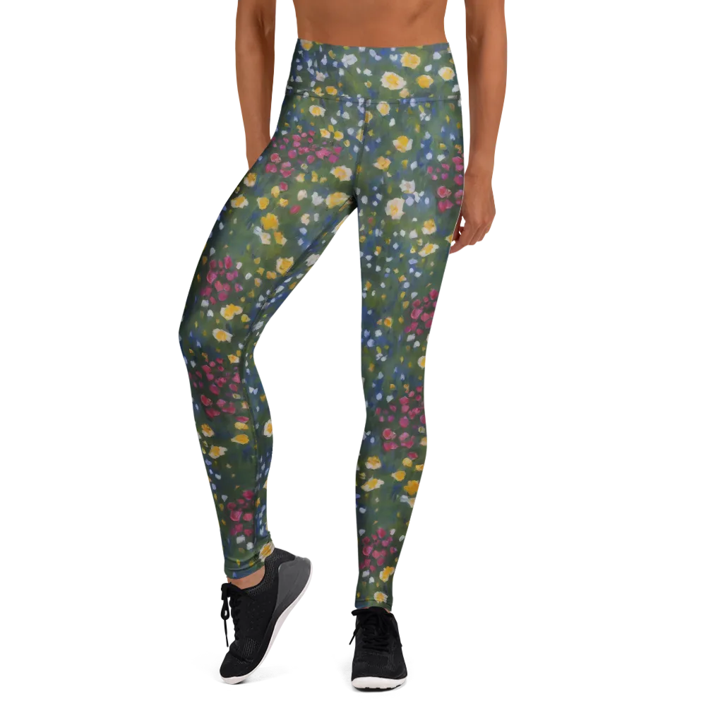 Meadow Reverie on Yoga Leggings — Front