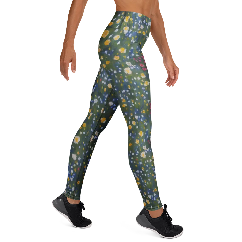 Meadow Reverie on Yoga Leggings — Right