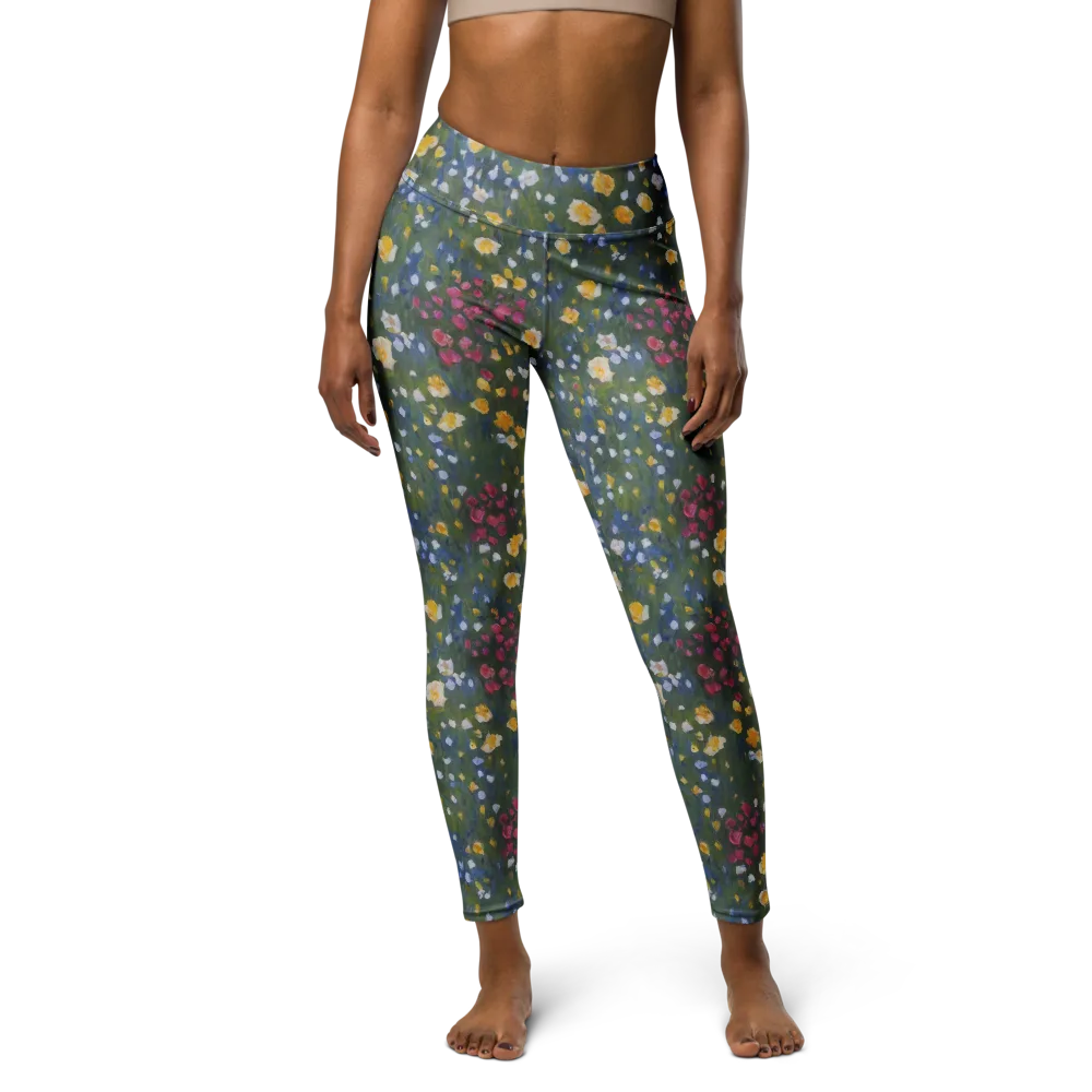 Meadow Reverie on Yoga Leggings — Front