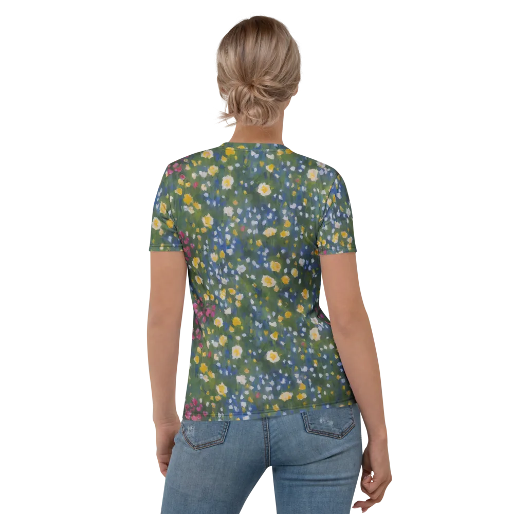 Meadow Reverie on Women's Crew Neck T-Shirt — Back