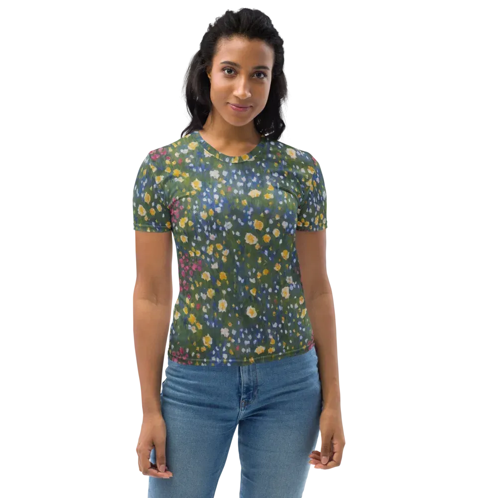 Meadow Reverie on Women's Crew Neck T-Shirt — Front