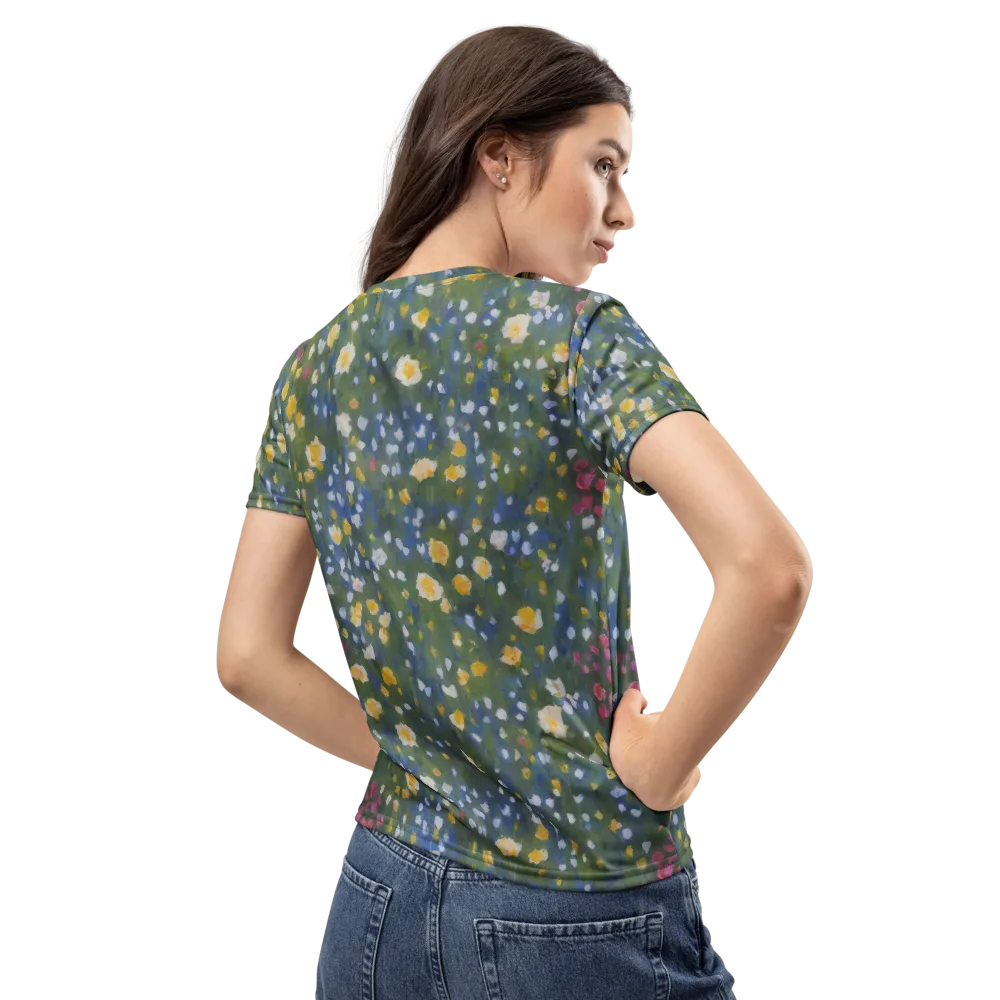 Meadow Reverie on Women's Crew Neck T-Shirt — Back