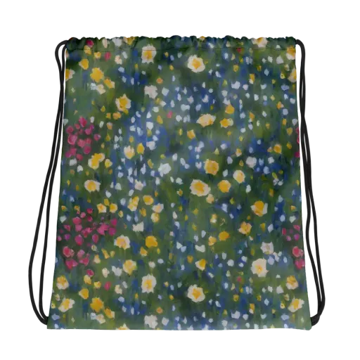 Meadow Reverie on a Drawstring Bag