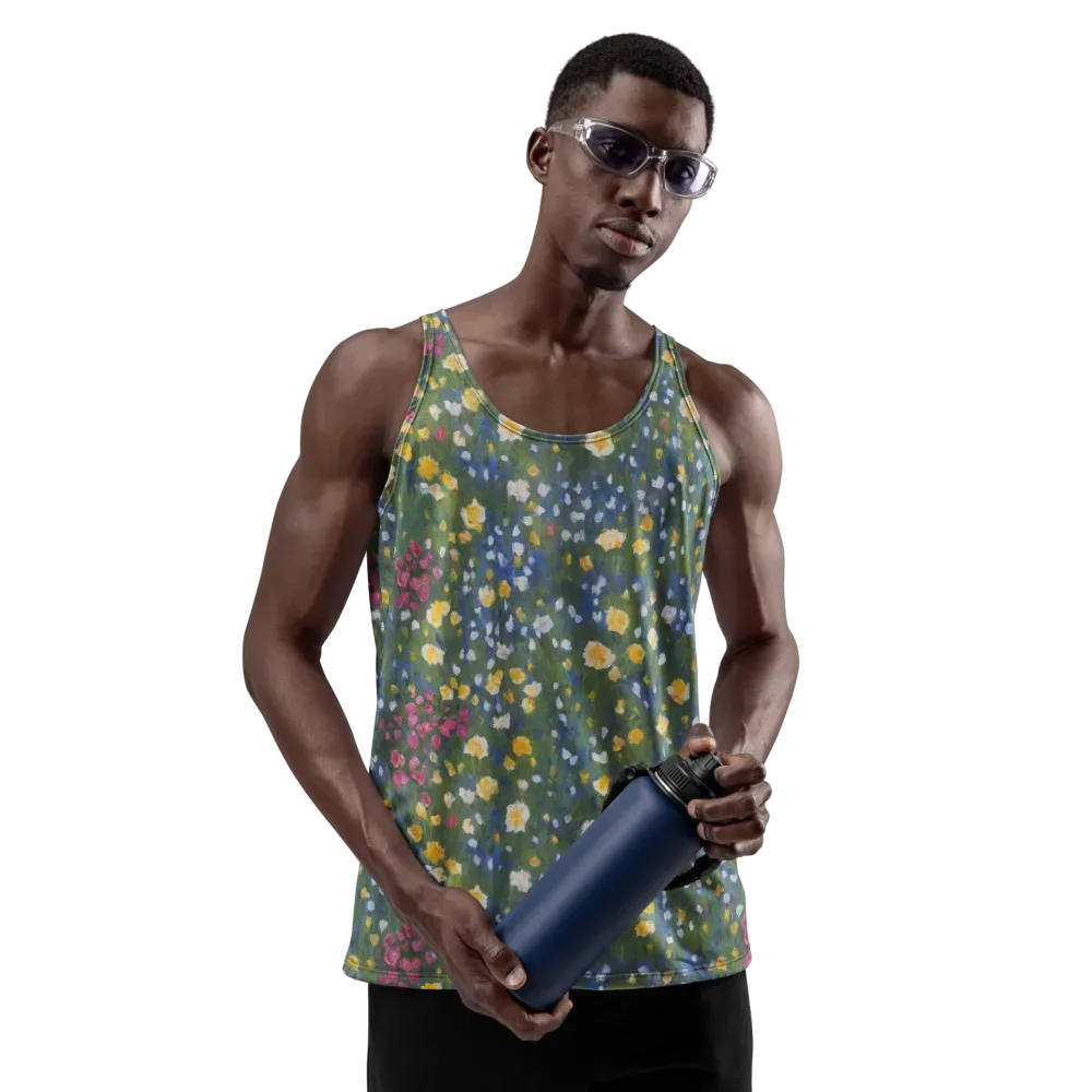 Meadow Reverie on Men's Tank Top — Front