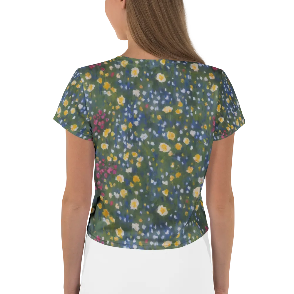 Meadow Reverie on Crop Tee — Back