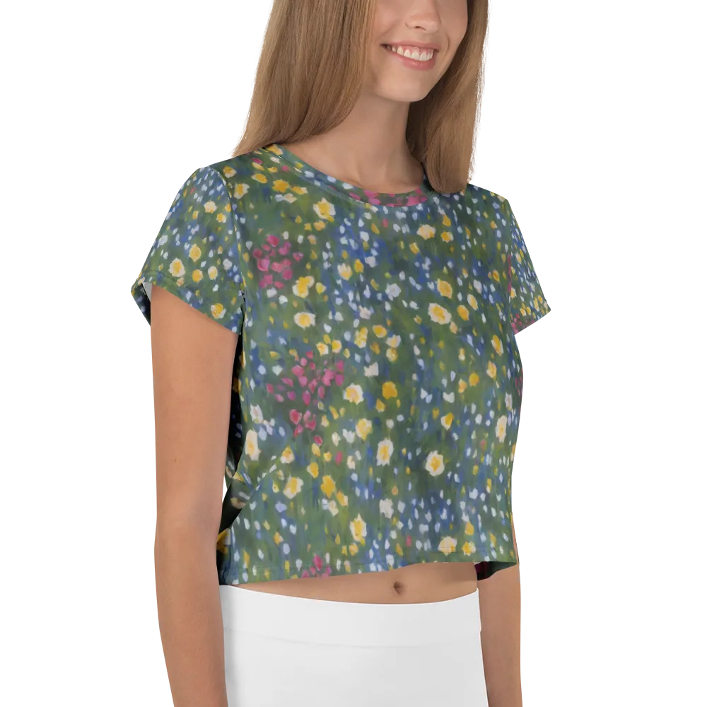 Meadow Reverie on Crop Tee — Right