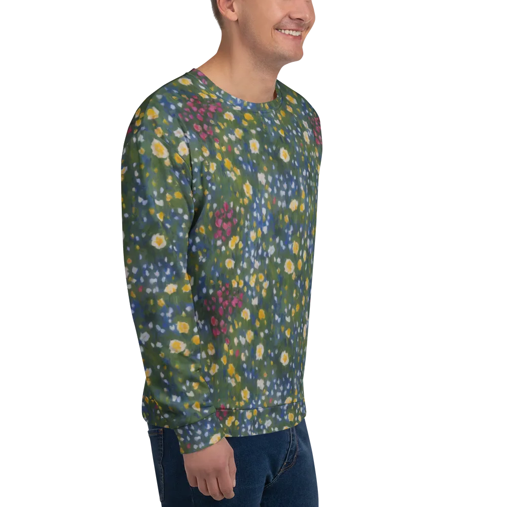 Meadow Reverie on Sweatshirt — Right Front