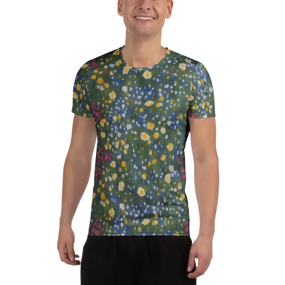 Meadow Reverie on Men's Athletic T-Shirt — Front