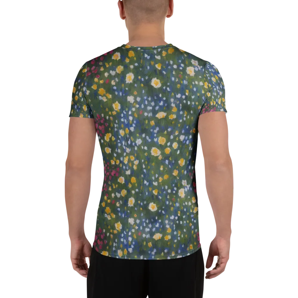 Meadow Reverie on Men's Athletic T-Shirt — Back