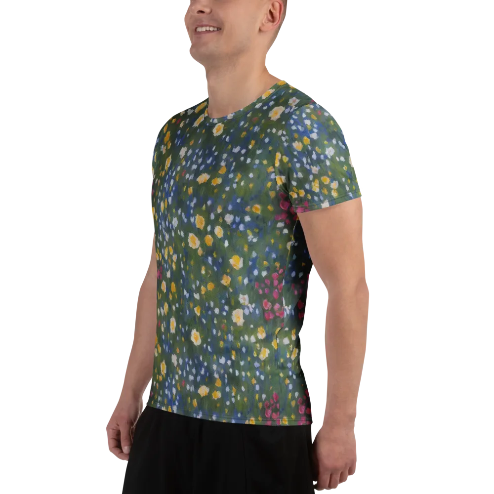 Meadow Reverie on Men's Athletic T-Shirt — Left