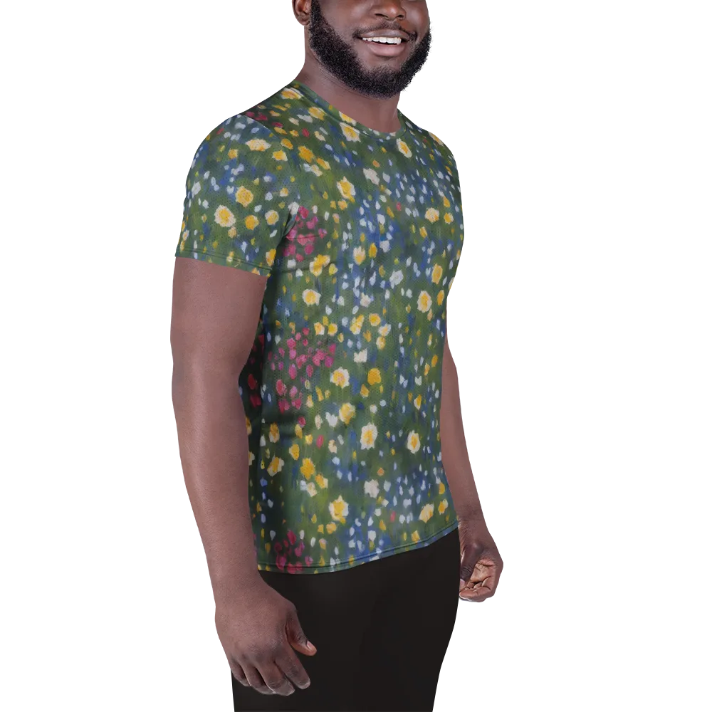 Meadow Reverie on Men's Athletic T-Shirt — Right