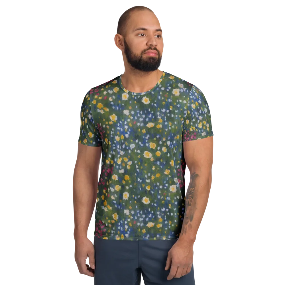 Meadow Reverie on Men's Athletic T-Shirt — Front