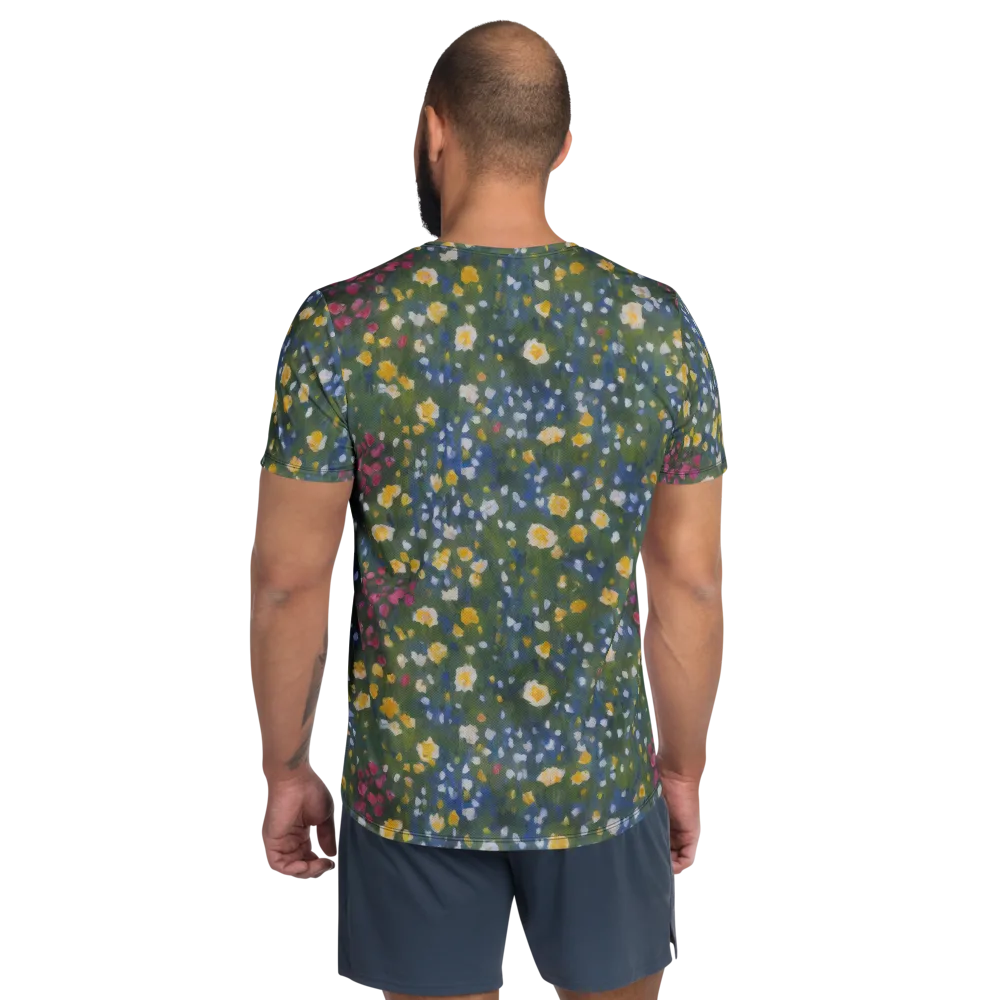 Meadow Reverie on Men's Athletic T-Shirt — Back