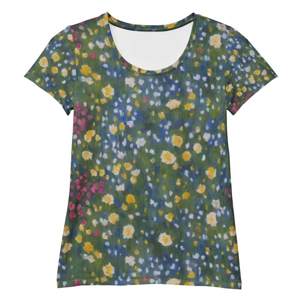 Meadow Reverie on Women's Athletic T-Shirt — Front