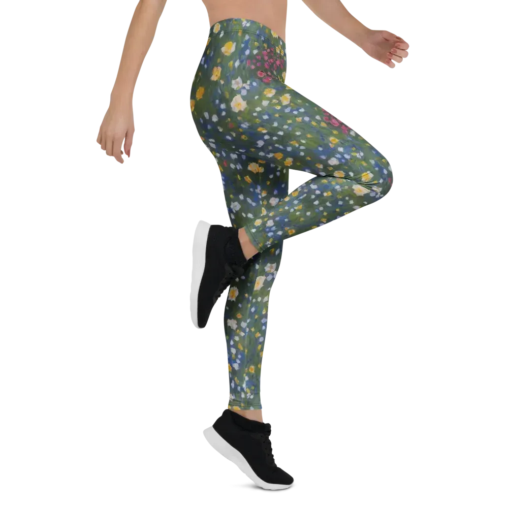 Meadow Reverie on Leggings — Right